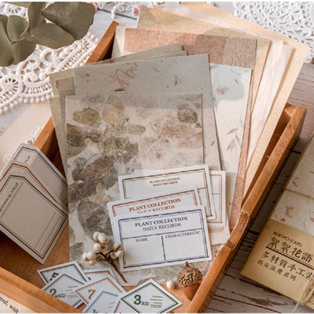 Decor Scrapbooking Paper Background Collage Fingertip Temperature Series Special Material