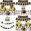 2022 Happy New Year Party Supplies Decorations Elegant Gold Balloon Set And Banner