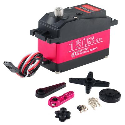DIYmall 150KG DS51150 Цифровой RC Сервопривод, Полностью Металлический Редуктор, 270 Градусов, 12В, Водонепроницаемый IP66, с Серво-рычагом 18T, для Машин Baja и RC Машин Масштаба 1/5