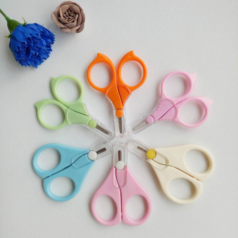 Детские безопасные ножницы для стрижки ногтей младенцам