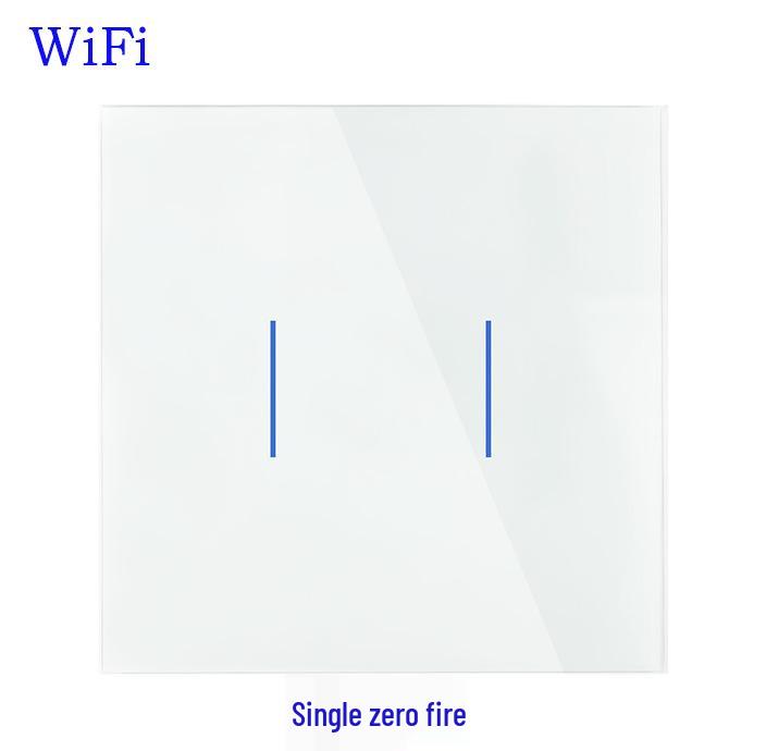 Умный настенный переключатель WiFi для ЕС с голосовым управлением Alexa и Google, сенсорное и двойное управление