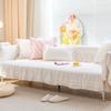 Solid Color Cotton Sofa Cushion French Lace Non-slip Cotton Four Seasons Universal Fabric Sofa Cover Cover Towel Cushion