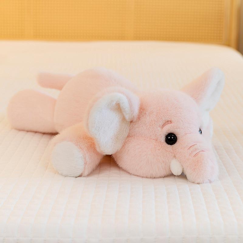 Cute Elephant Cartoon Plush Toy Doll Girls Kids Bedtime Companion Gift Holiday