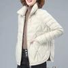 Women's Plus-size Thin Light Down Cotton Short Coat Autumn Winter Loose Cotton Jacket Winter Light Cotton Jacket