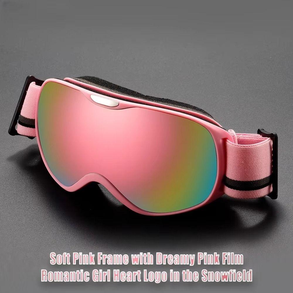 Double-layer Children's Ski Goggles Anti-fog Snow Eyewear Kids Ski Glasses Winter Sports