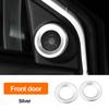 Carbon Fiber Style Car Front Rear Door Pillar Stereo Speaker Frame Cover Trim For Honda CR-V CRV 2017 2018    2022