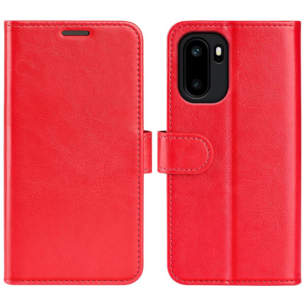 For OnePlus Ace 6 5G Case Crazy Horse Texture Stand Leather Phone Cover