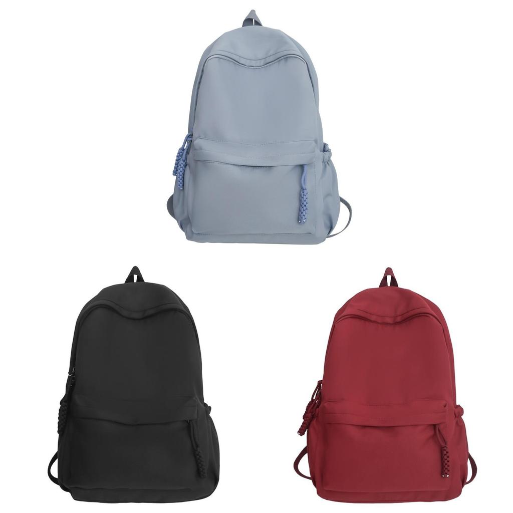 Nylon Womens Fashion Backpack With Zipper Closure And Inner Phone Pocket For Daily Use