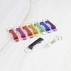 Lot 100pcs Free Customized Aluminium Portable Can Opener Key Chain Ring Can Opener Restaurant Promotion Giveaway Logo Gifts1
