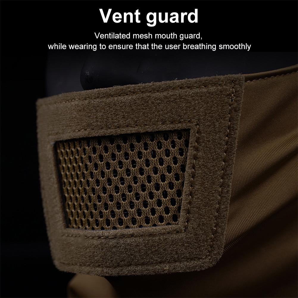 Full Face Mask Balaclava Cap Motorcycle Headwear With Breathable Adjustable Steel Mesh Mouth Guard Protective Face Mask Cover For Women Men Summer Out