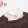 Casual Fake Collar Decoration Business Blouse Detachable Shirt Collar Women Sweater False Collars Lapel Top Apparel Accessories