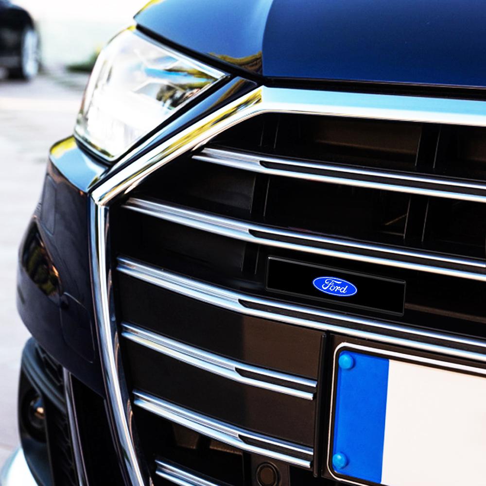 Car Front Hood Grille LED Emblem Light Decorative Universal Fit For Ford Explorer Mustang Bronco Ranger All Models Accessories VG1