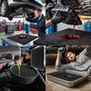 Universal Oil Change Anti-Splash Pad Resist Engine Oil Coolant Brake Cleaner Gear Oils Garage Oils Drip Mat for Car Maintenance
