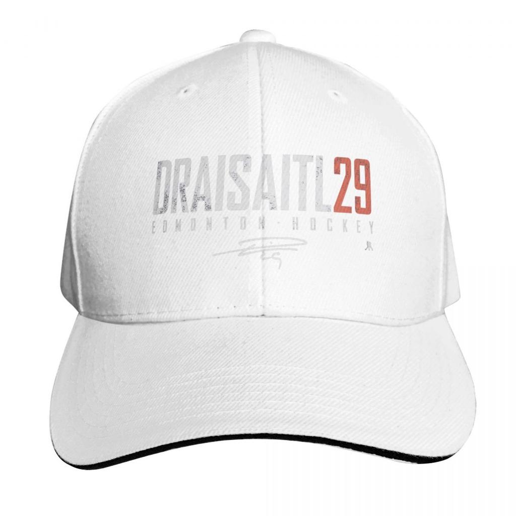 Leon Draisaitl Elite Signatures Baseball Cap Military Tactical Cap Wild Ball Hat hiking hat Golf Hat Unisex Unisex Hats Womens