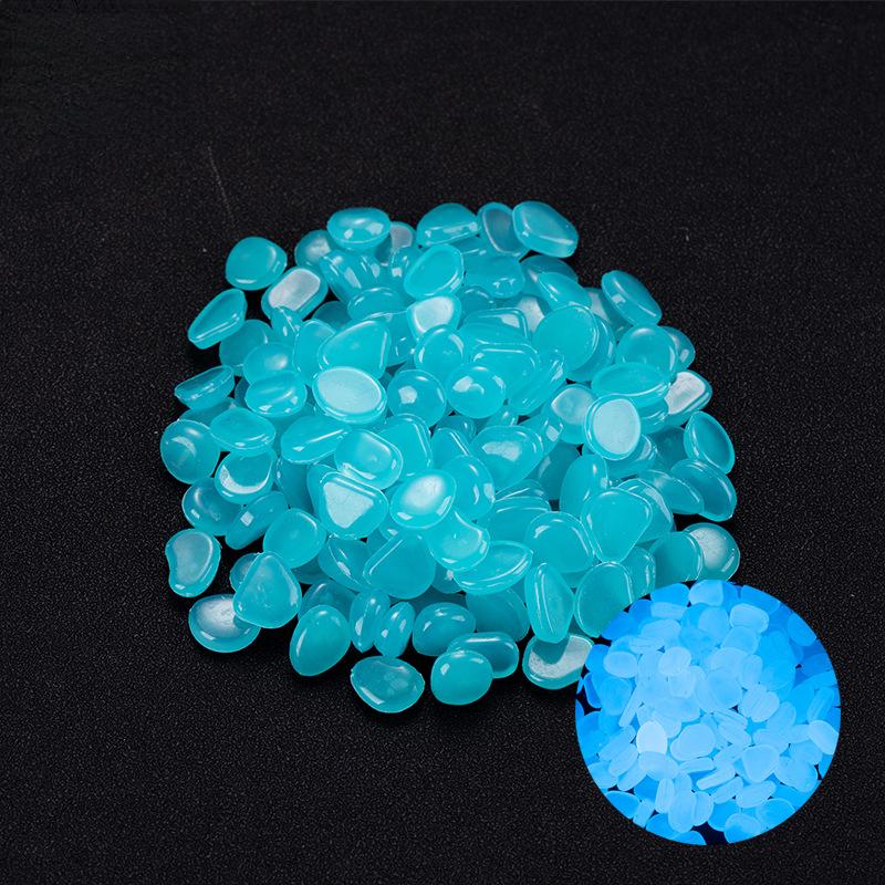 Glow-in-the-Dark Pebbles1000-2000pcsColorful Glowing Plastic Stones Reusable Wedding Party Garden Landscape Decoration