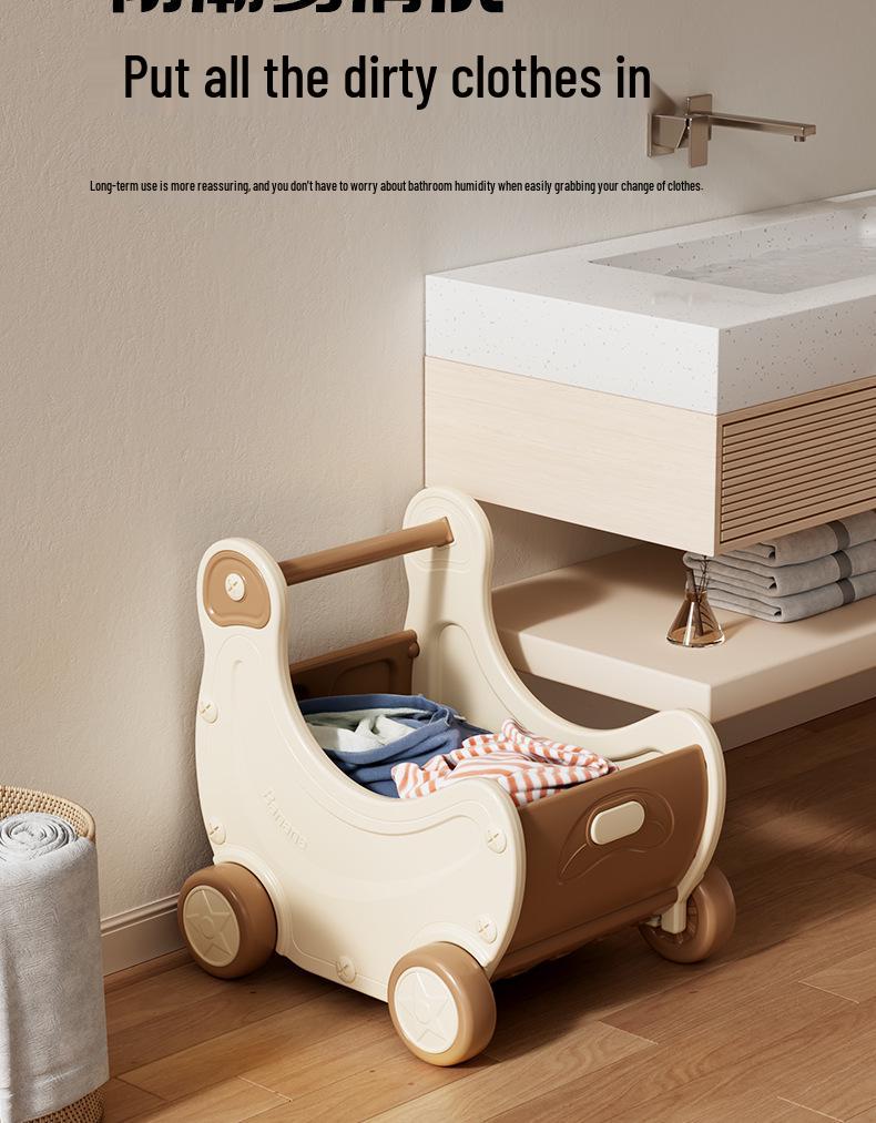 Детская тележка для игрушек на тему бананов: Органайзер для хранения пазлов и ролевых игр для раннего развития