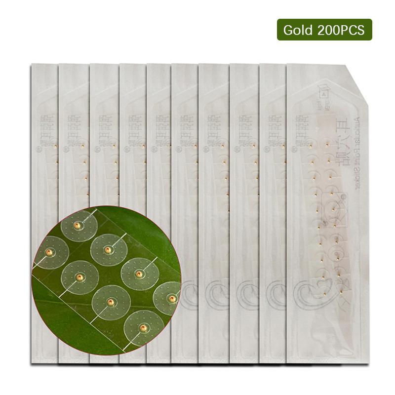 100/200 шт акупунктурные магнитные бусины аурикулярные наклейки для ушей массажные наклейки для ушей