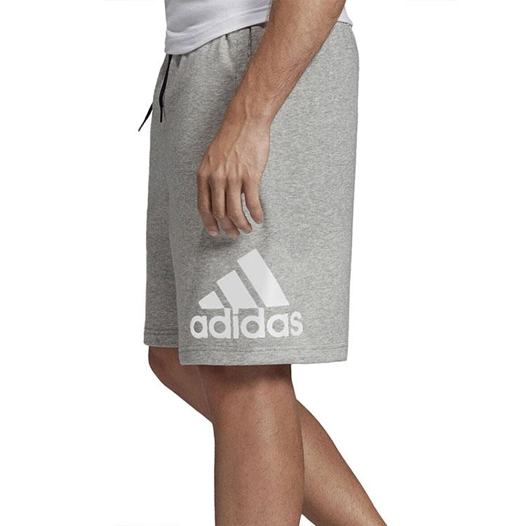 adidas Мужские шорты Essential на шнурке, серые EB5260