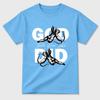 Футболка с принтом 'God Did' - лучшие футболки для ношения с кроссовками Jordan 11s University Blue