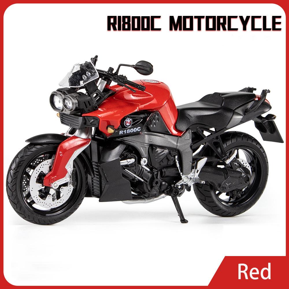 1/12 R1800C литой сплав, модель мотоцикла, коллекция игрушечных автомобилей, автобайк, амортизатор, внедорожный автоцикл, игрушечный автомобиль