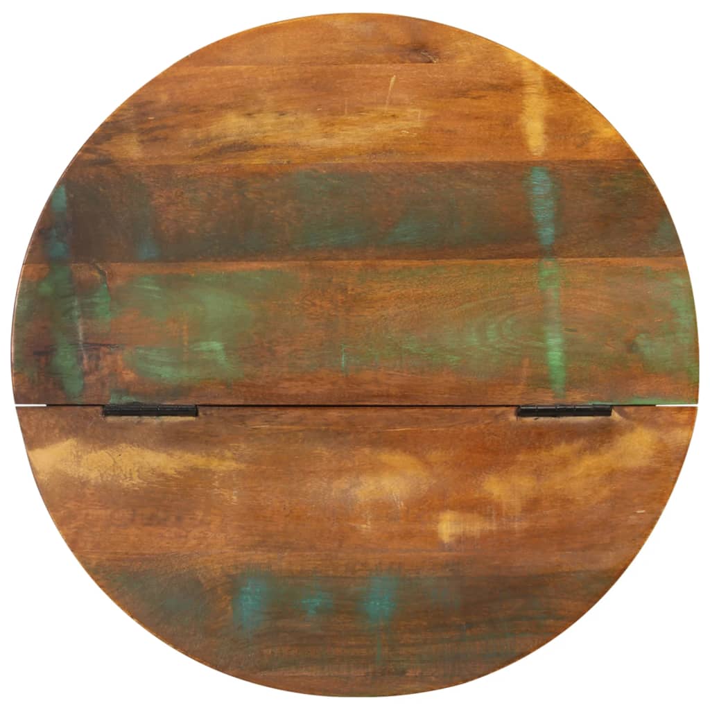 White Coffee Table 50 x 27 cm Solid Reclaimed Wood