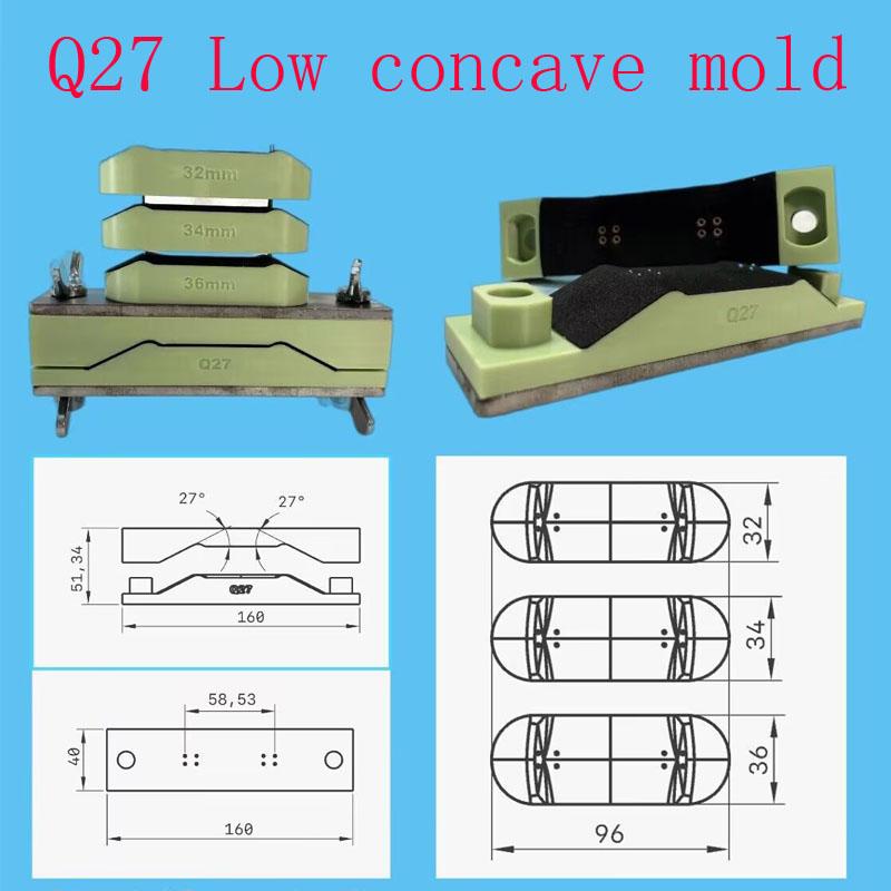 Custom New ABS Plastic Metal Finger Skateboard Fingerboard Mold with Three Shapers