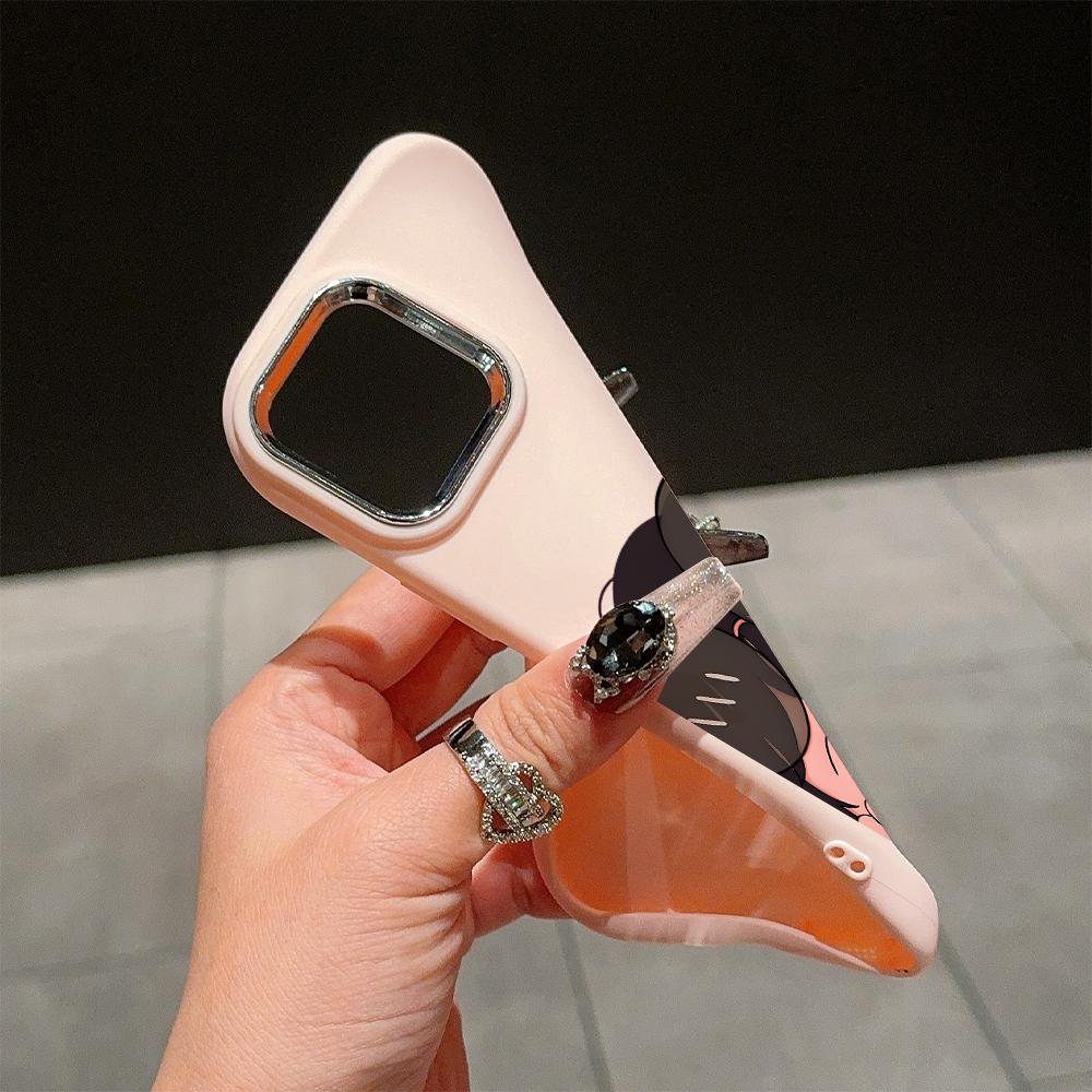 Сплошной цвет с серебряными краями линз, мягкий жидкий силиконовый противоударный чехол для телефона для iPhone Samsung Huawei Honor Xiaomi Redmi OPPO Realme Vivo Infinix Tecno