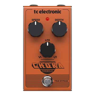 Tc electronic Аналоговая педаль тремоло Гитарный эффектор Переключаемая форма волны Простое управление True Bypass CHOKA TREMOLO
