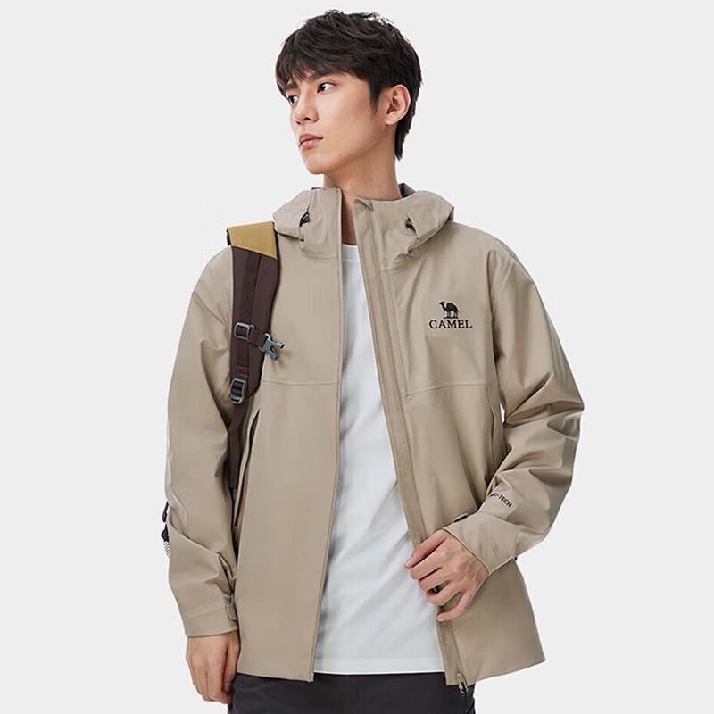 CAMEL Men's JF8306 Single Layer Waterproof Hardshell Jacket