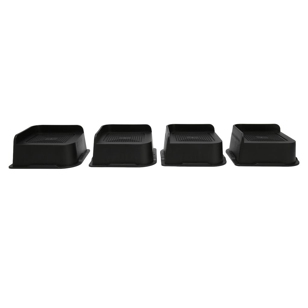 4PCS Bed Risers ABS L Shape Anti Slip Chair Leg Extra Lifts Furniture Riser Stand Blocks for Desk