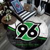 Hannover 96 Art pattern round rug,Carpet Rug for Living Room Bedroom Playroom ,Non-slip Floor Mat,Holiday Gifts and Birthday Gifts.