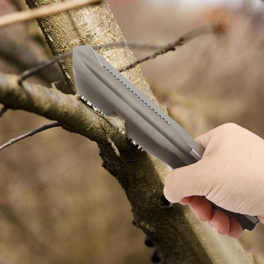 Сверхлегкая титановая ручная лопата, многофункциональный инструмент, шпатель с сумкой для переноски для садоводства