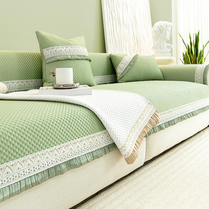 Sofa Cushion Summer High-Grade Sofa Mat Non-Slip Stain-Resistant Cool Feeling Sofa Cover Sofa Cover All-Inclusive
