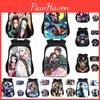 Модный школьный рюкзак с принтом Demon Slayer Kimetsu No Yaiba, идеально подходящий для студентов и фанатов