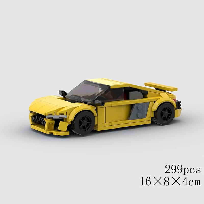 MOC Скоростной Гоночный Автомобиль Внедорожник Пикап GT500 G63 RX7 Технические Строительные Блоки Супер Гонки Кирпичи Детская Игрушка