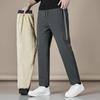 Autumn and Winter Lambswool Trousers Men's Padded Warm Casual Sports Trousers Loose Straight Hundred Yards Cotton Trousers Man
