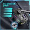 Bluetooth 5.0 Автомобильный FM-передатчик с регулировкой на 180 градусов, двухканальный USB-плеер, зарядное устройство для Mp3, беспроводной светильник Type-C, громкая связь