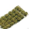 2 пышных кустика Низменные кустарники Модель кустика Набор Смола Статичный пейзаж для железнодорожного макета Железная дорога