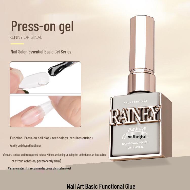 Reni Original Solid Color Rubber Base Nail Gel - Long-Lasting, Wear-Resistant Reinforcing Sealer