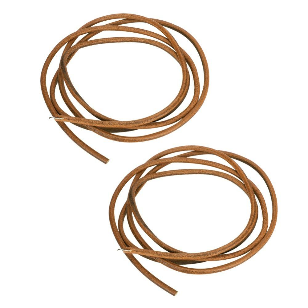 2pcs Cowhide Sewing Machine Belt Red Color Brown Color Replacement Leather Belt 72 Inch Treadle Sewing Machine Belt