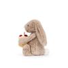 JELLYCAT застенчивый бежевый кролик Бонни милая плюшевая кукла высота в сидячем положении 23 см