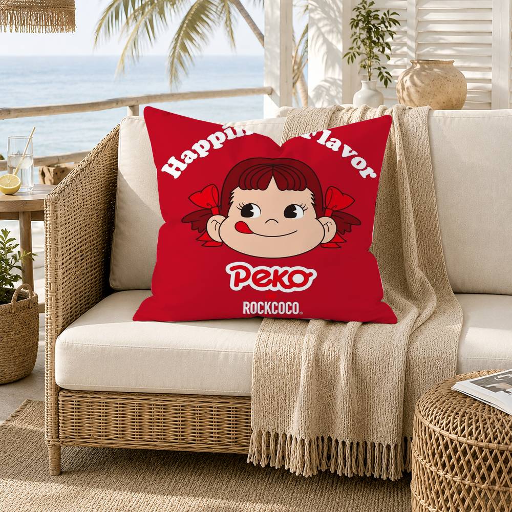 Milky Peko Chan Pillow Case for Sofa Living Room Home office Decor Protective Cover