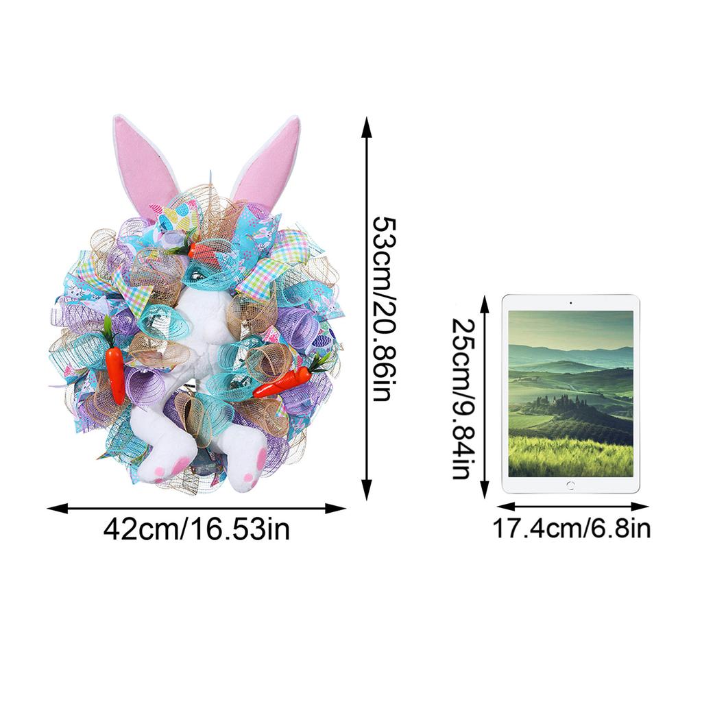 Easter Bunny Pendant Door Hanging Garland Party Decoration Props