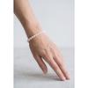 Bracelet - PEARLS &amp; COLORS - Perle de culture d'eau douce - Perle blanche 7-8 mm - Argent 925 - Qualité AAA+