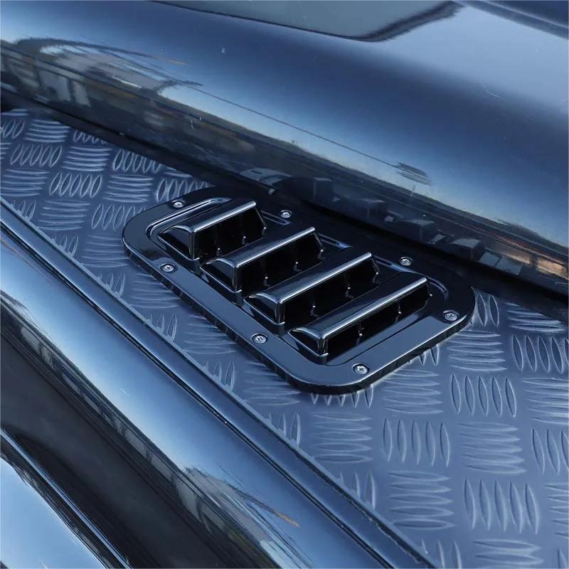 For Land Rover Defender 2004-19 Front Engine Hood Ventilation Cover Steel Air Intake Scoop Air Outlet Snow Cover Car Accessories YU4