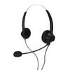 Customer Service Headset Noise Cancelling RJ9 Plug Binaural Wired Telephone Headphone with Mic for VOIP Phones