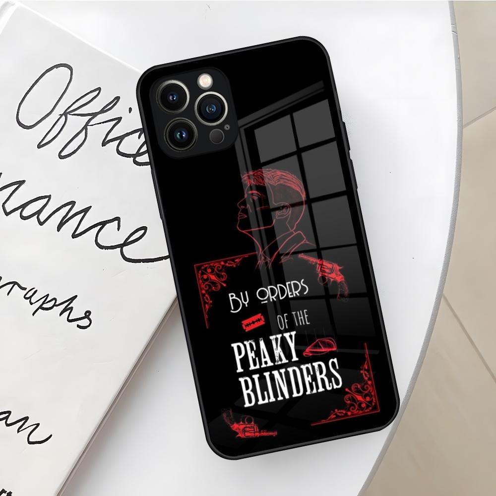 Чехол для телефона Peaky Blinders Томас Шелби для Iphone 16 15 14 12 11 13 Pro Max Mini X Xr Xs Se 8 Puls Стеклянная крышка