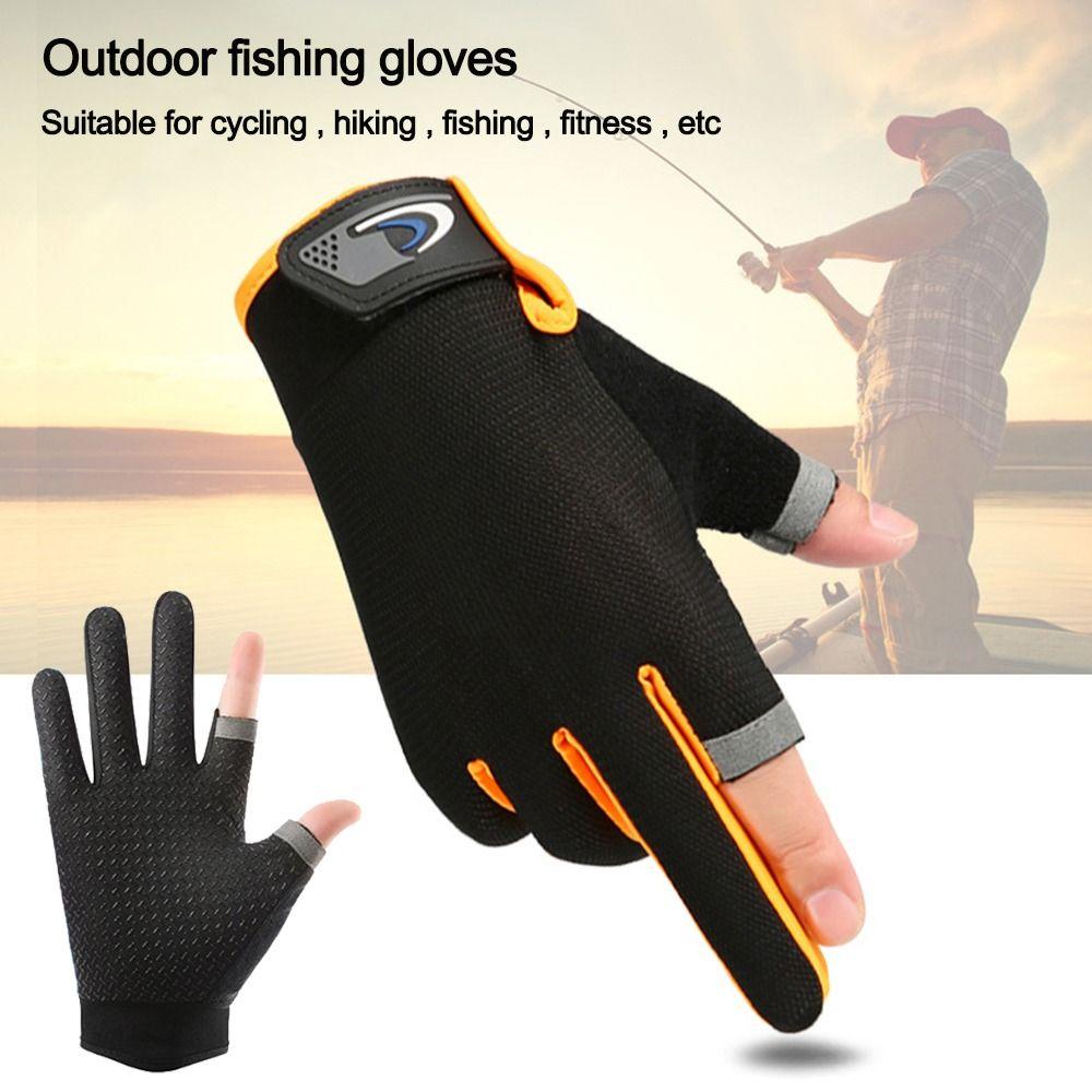 Sports Fitness Touchscreen Half-finger Mitte Cycling Gloves Driving Fishing Mitte Fishing Gloves