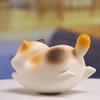 Shake Cat Swinging Doll Chubby Cat Car Decorations Desk Ornament Cat Resin Ornament  Gifts