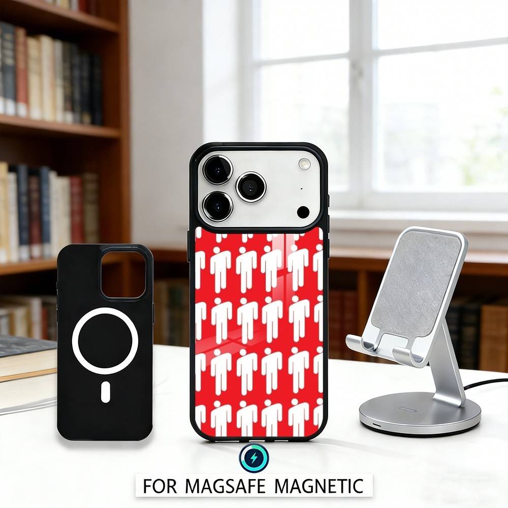 1PC Fashion Hit Me Phone Case For iPhone 17,16,15,14,13,12,Pro,Max For Magsafe Magnetic Wireless Charging
